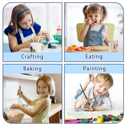 Kopokita Kids Art Smock, Toddlers Painting Apron Children Artist Smock - color: Blue