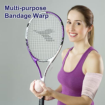 24 Pack Elastic Bandage Wrap 3” Bandage Wrap with Hook and Loop Closure on Both Ends Self Adhesive Bandage Wrap for Sports, Medical, and Injury Recovery - size: 3 Inch