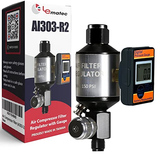 LE LEMATEC Air Compressor Filter Regulator - Desiccant Filter Bundle