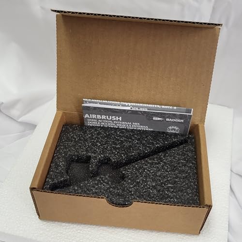 Badger Air-Brush Co. Sotar 2020-2F Large Gravity Feed Fine Airbrush, Black