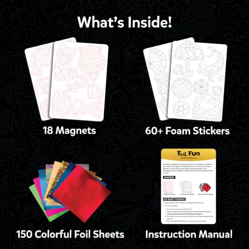 Skillmatics Foil Fun Pretty Patterns, Foil Art, Gift for Tweens & Adults