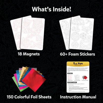 Skillmatics Foil Fun Pretty Patterns, Foil Art, Gift for Tweens & Adults