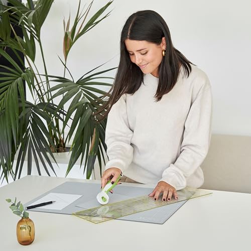 Elan Cutting Mat A2 Gray, Self Healing Cutting Mat 18x24 Inch, 5-Ply Craft Board Gray, Hobby Board for Crafts 18x24 Inch - style: 24 x 18"