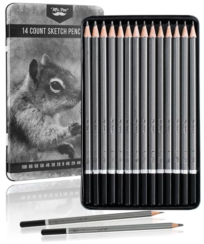 Mr. Pen- Sketch Pencils for Drawing, 14 Pack - size: 14 pcs