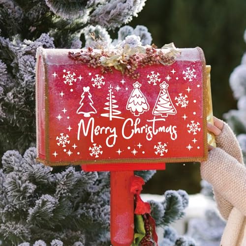 yhslmh Christmas Stencils for Painting on Wood Small Reusable Large Merry Christmas Tree Stencils for Crafts Door Hanger Home Canvas Wall Holiday (14Pcs Christmas), white - style: 14Pcs Christmas