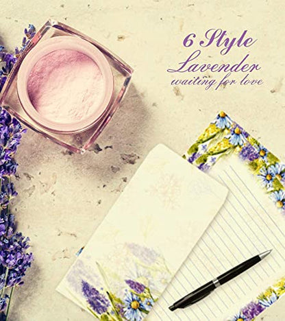 Stationary Writing Paper with Envelopes - Flora Stationery Set with Lined Letter Writing Paper, 48 Sheets + 24 Envelopes, 8.5 x 11 Inch of Each Stationary Paper - style: Stationery and Envelopes
