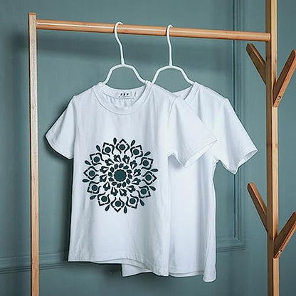 6 Pcs Large Pattern Mandala Stencils Reusable Mandala Dot Painting Templates DIY Floral Spray Paint Stencil Drawing Craft Stencil for Wood Wall Tile Floor Canvas Fabric Furniture Rock Concrete (8x8) - color: Chic Style