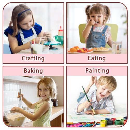 Kopokita Kids Art Smock, Toddlers Painting Apron Children Artist Smock - color: Red