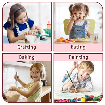 Kopokita Kids Art Smock, Toddlers Painting Apron Children Artist Smock - color: Red
