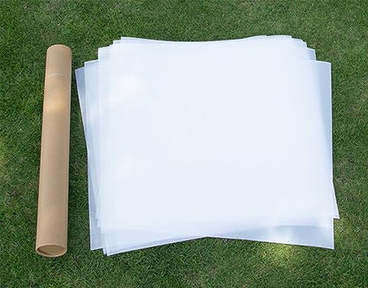 24X24 Inch 7mil Blank PET Laser Cutting Stencil Plastic Sheets (10 Pack), Food-Safe Mylar Template Material for Crafting, Template Material for Cutting Machines, Cricut Venture, Laser Cutting - size: 7mil, 24" x 24", 10 Pack