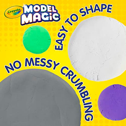 Crayola Model Magic in Gray, Modeling Clay Alternative, 4oz - color: Multicolored