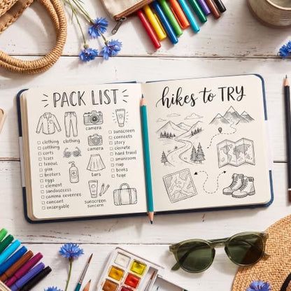 Sketch Book 5 x 5 Inch Navy Blue Small Sketchbook,80 Sheets Drawing Pad | Lay Flat, Square Drawing Journal with Ribbon Bookmark & Inner, Pocket Acid Free Paper for Pencil Charcoal Pen Travel Art - color: Navy Blue