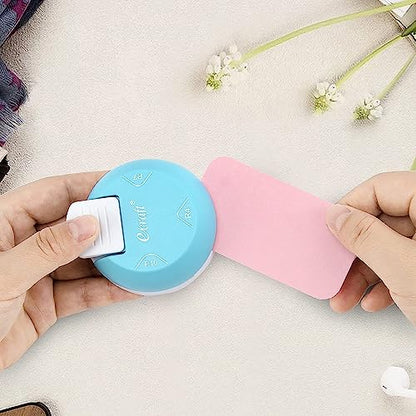 Paper Corner Rounder Punch : 3 in 1 (R4mm, R7mm, R10mm) - Corner Cutter for Paper Crafts, Laminate, Photo, DIY, Card Making and Scrapbooking
