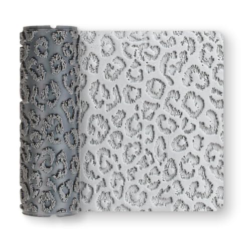 Cheetah Marks Clay Texture Roller 4" for Polymer Clay - color: Cheetah Marks Roller, size: 4 inch