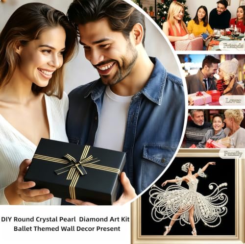 Pearl Diamond Painting Kits for Adults, Diamond Art for Elegant Dancer - color: PL05-1
