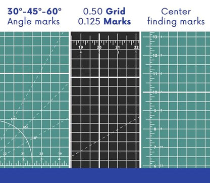PK00013 Model GBM4080 Series 40" x 80" Professional Cutting Mat; Double-Sided Green/Black; Self-Healing; For Graphic Arts, Hobbies, Sewing, Scrapbooking, and other Cutting Projects - size: 80"L x 40"W