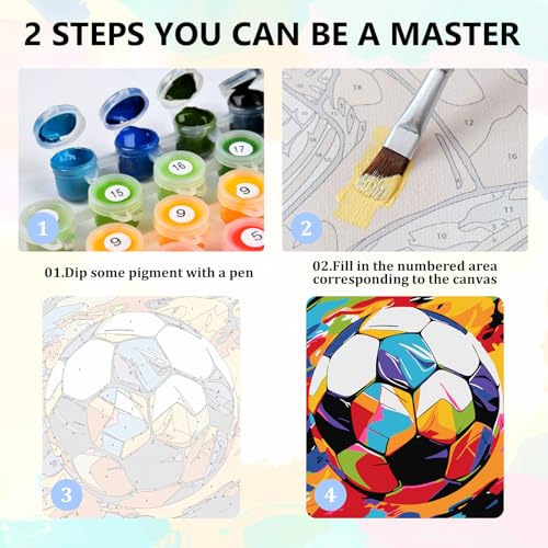 Paint by Numbers Kit for Adults Beginners & Kids Ages 8-12 with Frame - color: style-6