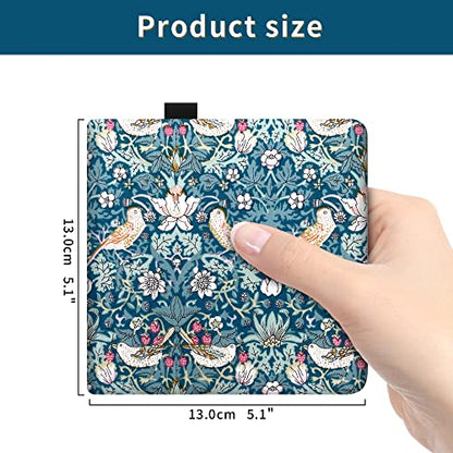 5x5" Watercolor Sketchbook,Mixed Media Pad,Travel Portable Drawing Journal | 140LB/300gsm 20Sheets/40Pages Watercolor Paper,Cold Press,Cloth Fabric Hardcover,Sewing Binding,Lay-Flat.Bird - color: 300gsm-Bird