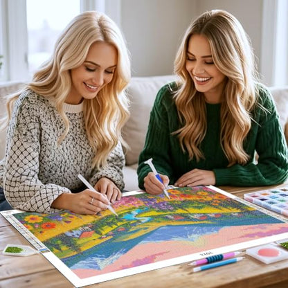 YOYA Large Diamond Art Kits for Adults, Landscape 5D Diamond Painting - color: Landscape 508