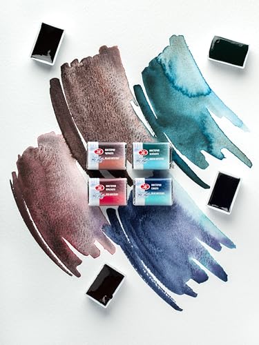 White Nights Limited Edition Granulation Metamorphoses Watercolor Collection of Professional Artist Grade Paints Vibrant Lightfast Colors by Nevskaya Palitra (Mystery) - color: Mystery