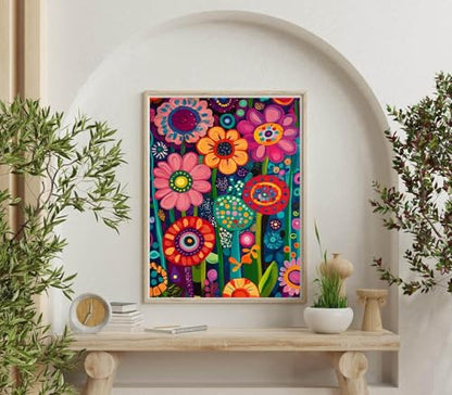 Dugsmgd Flowers Diamond Art Kits for Adults, Diamond Painting 12x16 Inch - color: Flowers-B