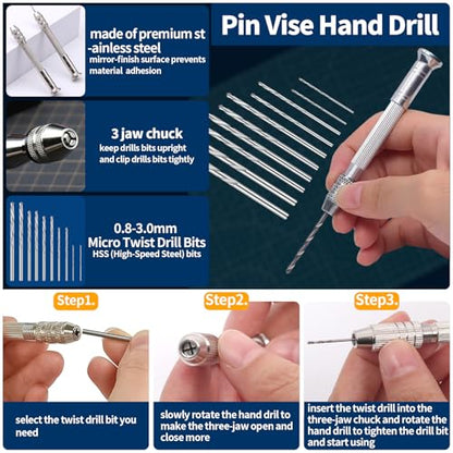 40Pcs Model Tools Kit, Modeler Basic Tools Craft Set Hobby Modeling Tools for Gundam Assembling Building Repairing and Fixing