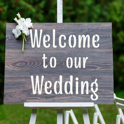 2.5 Inch Alphabet Letter Stencils, 66 Pcs Reusable Plastic Letter Number Symbol Interlocking Drawing Template Kit for Painting on Wood, Wall, Glass, Fabric, Signage, Door Porch - size: 2.5 Inch