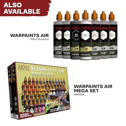The Army Painter, Airbrush Primary Bundle Greyscale, 2 Triads x 6 x 18 ml | Pre-thinned Acrylic spray gun paints - Paint sprayer paint for D&D & Warhammer Miniatures - color: Greyscale