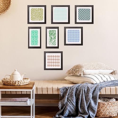 30Pcs Geometric Stencils for Painting,Texture Stencils for Craft - style: Geometric Stencils-30PCS