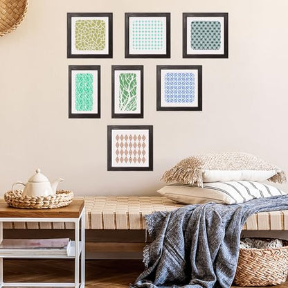30Pcs Geometric Stencils for Painting,Texture Stencils for Craft - style: Geometric Stencils-30PCS