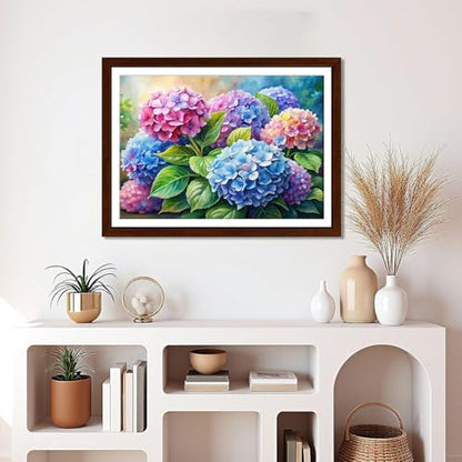 EIBEILI Square Drill Diamond Painting Kits for Adults Hydrangea Diamond Art - color: DP02891