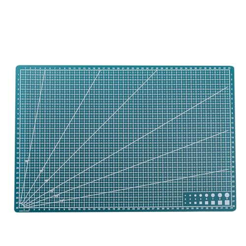 New A3 Double Side Craft Cutting Mat Cutting Board Sewing Pad Artist Carving Tools Handmade Crafts DIY Props (Green) - color: Green