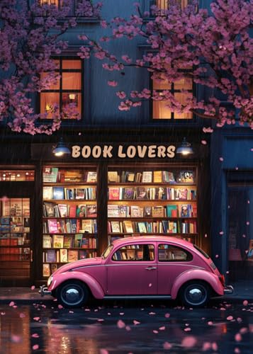 Pink Car BookShop Diamond Art Kits for Adults, Diamond Painting Kit Adults for Beginners, Round 5D DIY Dimond art,Full Drill Painting Kit Art and Crafts for Adults Home Wall Decor【11.8x15.7inch】 - color: JW-095