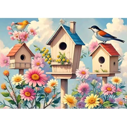 hill froeistung 5D Colorful Bird Diamond Art Painting Kits for Adults - color: HF-A074
