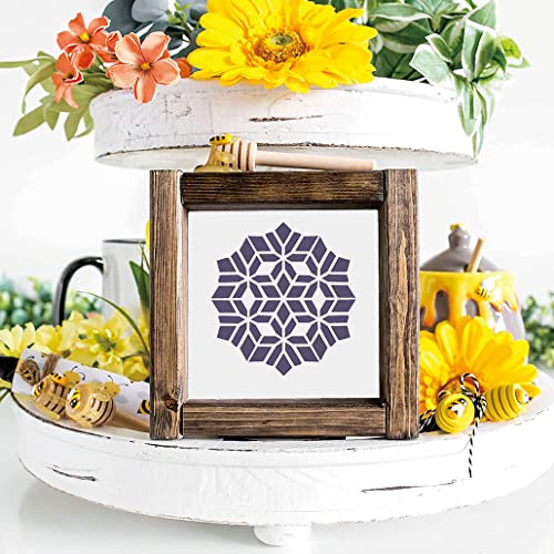 Mandala Stencils for Painting, 64 Pcs 3 Inch for Rocks Cards Crafts | Reusable & Easy to Clean, Boho Rangoli Patterns, Gift Tags, Journals, Scrapbooks, Beginner Friendly - color: Mandala