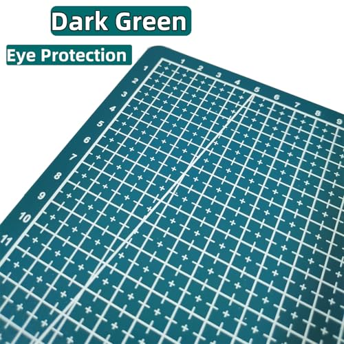 New A3 Double Side Craft Cutting Mat Cutting Board Sewing Pad Artist Carving Tools Handmade Crafts DIY Props (Green) - color: Green