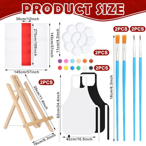 Zhanmai 112 Pcs Sip and Paint Kit for Adults Couples Painting Kit Date Night Pre Drawn Canvas to Paint at Home Party Supplies Stretched Canvas Couple Romantic Activity(Shoes,8 x 10 Inch) - size: 8 x 10 Inch, style: Shoe