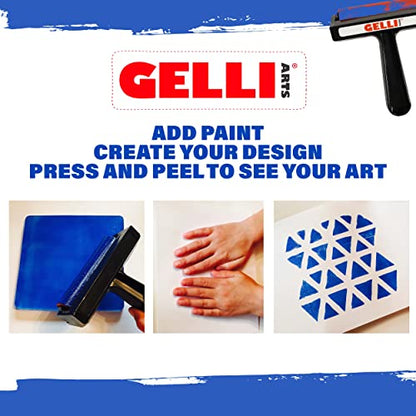 Gelli Arts 5" X 7" 11 Plates Gel Printing Plates - Gel Plate Class Pack, Reusable Printing Items, Printmaking Supplies for School, Clear Monoprinting, Items for Art Classes - size: 5" X 7"