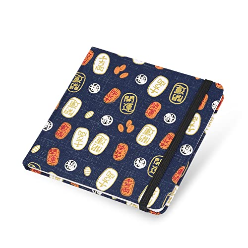 Mifuner Square 5x5 Bleedproof Marker Paper Pad, 110 gsm Alcohol Ink Bristol Paper Sketchbook, Handmade Journal Hardbound 88 Sheets(176 Pages) Markers Ink Mediums Art Sketch Book Lucky Coins - color: S-God's Blessing
