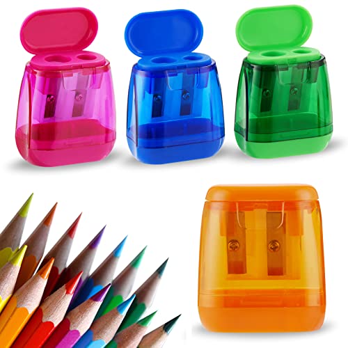 Sonuimy Pencil Sharpeners, 4 Pcs Pencil Sharpeners Manual
