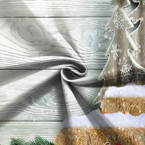 Christmas Theme 7x5Ft Seamless CP Pictorial Cloth Photography Background Computer-Printed Vinyl Backdrop - size: 7X5Ft