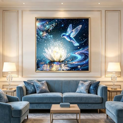 Hummingbird Diamond Art Kits for Adults, Bird Diamond Painting Kits - color: KM1096-1