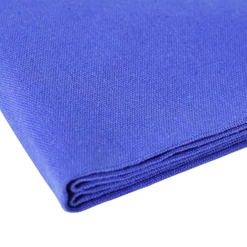 10oz Heavy Duty Cotton Canvas Fabric 60" x 40", Thick Cotton Duck Cloth for Painting, Sewing, Crafts, Tote Bags, Embroidery, Home Decor, Drop Cloth (Dark Blue) - color: Dark Blue, size: 60" x 40"