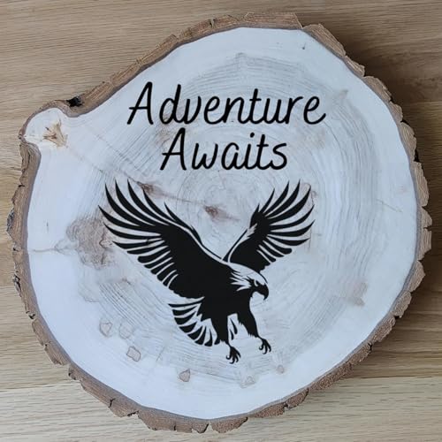Eagle Stencil 6" Eagle Stencils for Painting Wood Burning Stencils | Reusable Animal Wildlife Stencil for Painting on Wall Fabrics DIY Crafts - style: Eagle