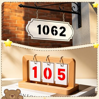 80Pcs Letter Stencils Reusable Letter Number Stencils for Painting,2,3Inch | Reusable Small Plastic Alphabet Number,Drawing Stencil,on Wood,Fabric,Wall, Rock,Art Project Chalkboard - size: 2,3Inch