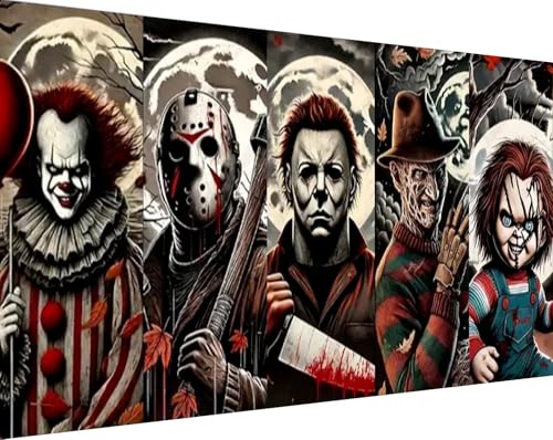 Halloween Diamond Art Kits for Adults Beginners,Large Size Diamond Painting - color: diamond Halloween-26-4