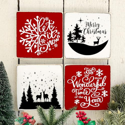 16 Pcs Christmas Stencils Reusable Winter Holiday Template Christmas Stencil for Painting on Wood DIY Crafts Canvas Window Fabric Doormat (16 Christmas 6in) - style: 16 Christmas