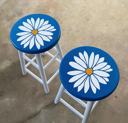 Large Flower Stencils for Walls 14inch Floral Stencils for Wood Fence | Reusable Rose Hibiscus Daisy Sunflower Stencil for Painting on Furniture Fabrics DIY Decor - style: Flowers