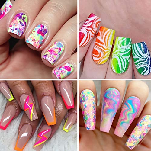 12 Color 3D Nail Art Pens Set Kalolary Nail Point Graffiti Dotting Pen | Drawing Painting Liner Brush for DIY Nail Art Beauty Adorn Manicure Tools - color: D
