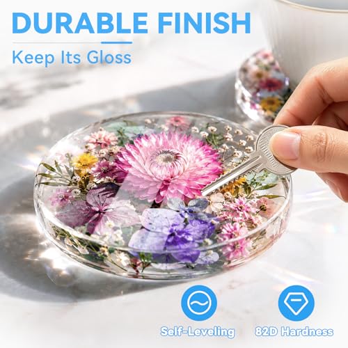 LET'S RESIN Epoxy Resin Kit,1 Gallon Bubble Free & Crystal Clear Resin - size: Large